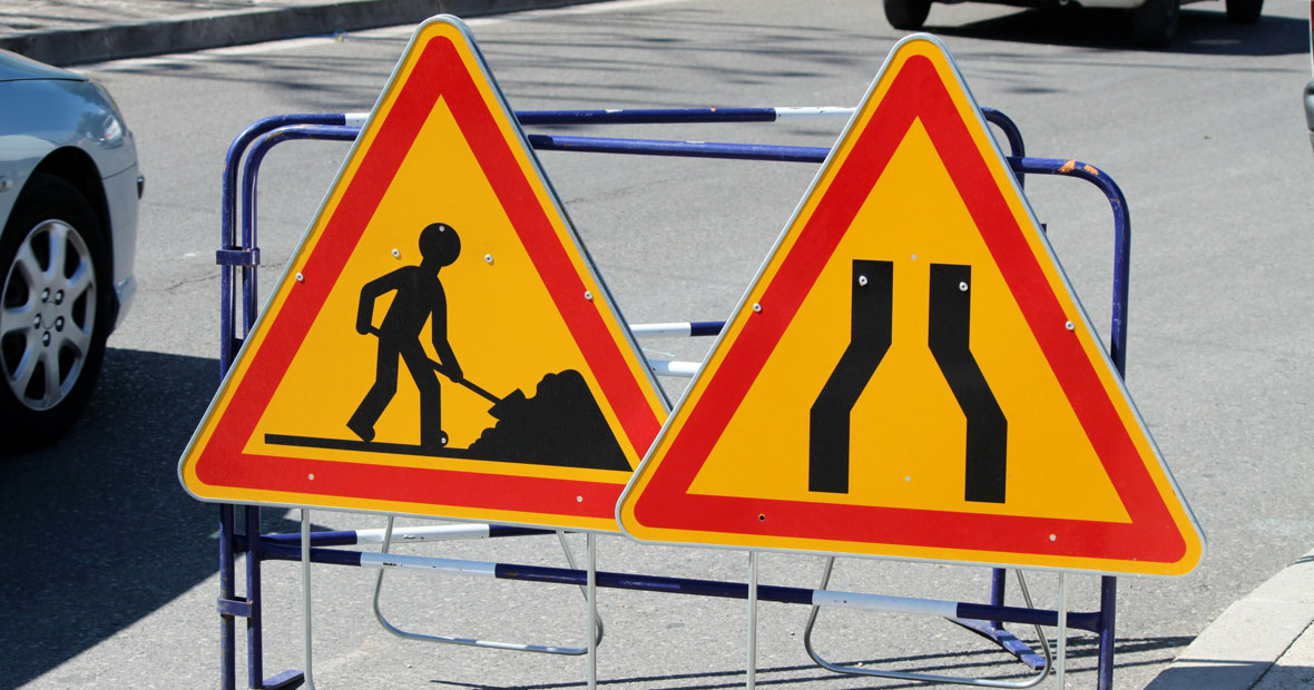 panneaux de signalisation temporaires